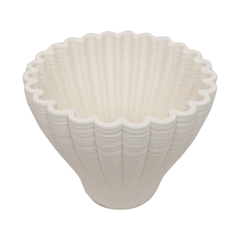 3D Printed Porcelain Vase - Shells