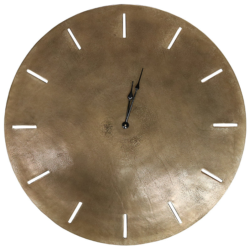 Songo Clock 73cm - Antique Brass