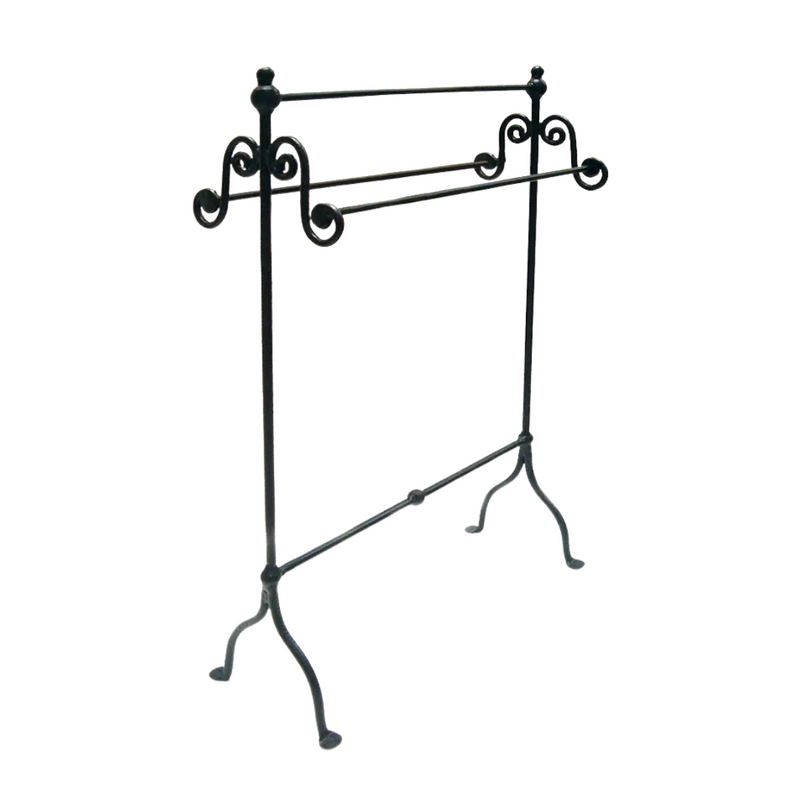 Iron Towel Rail Black