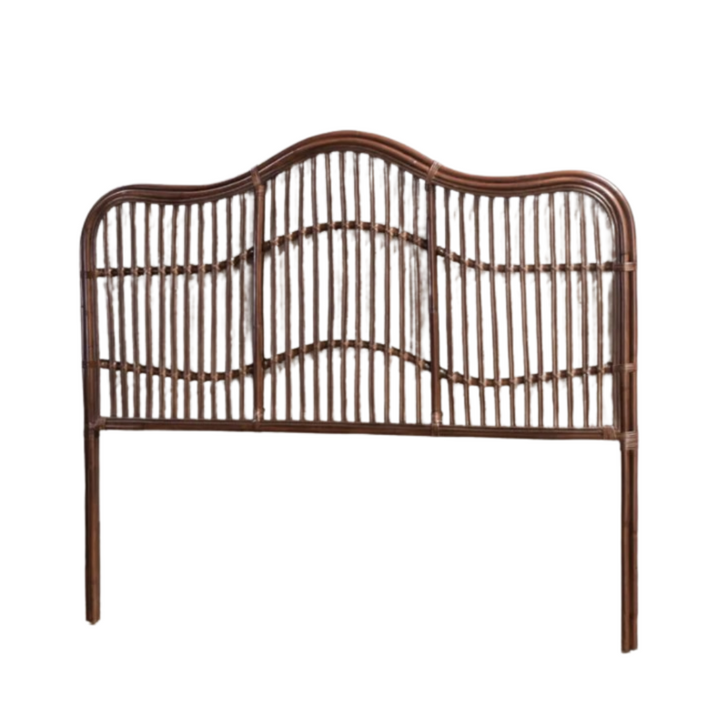 Curvare Headboard Brown Wash