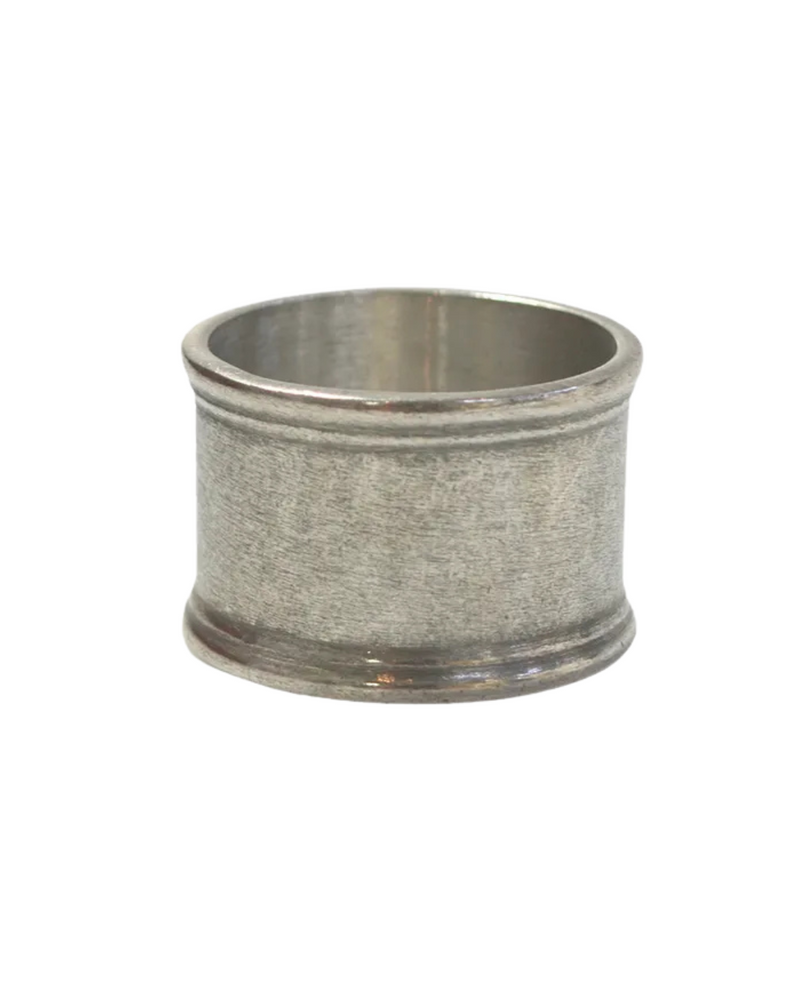 Round Pewter Napkin Ring (4 Set)