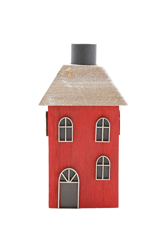 Red Wooden Townhouse