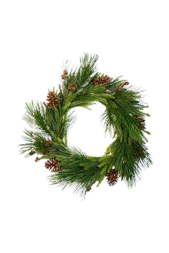 Pine/Spruce Mixed Wreath Cones 60cm