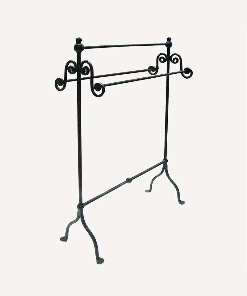 Iron Towel Rail Black