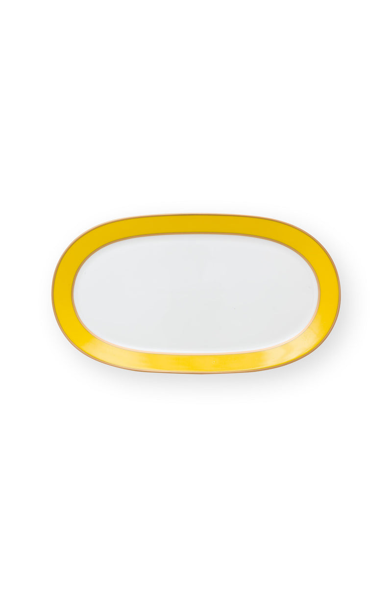 Pip Chique Rectangular Tray Gold-Yellow