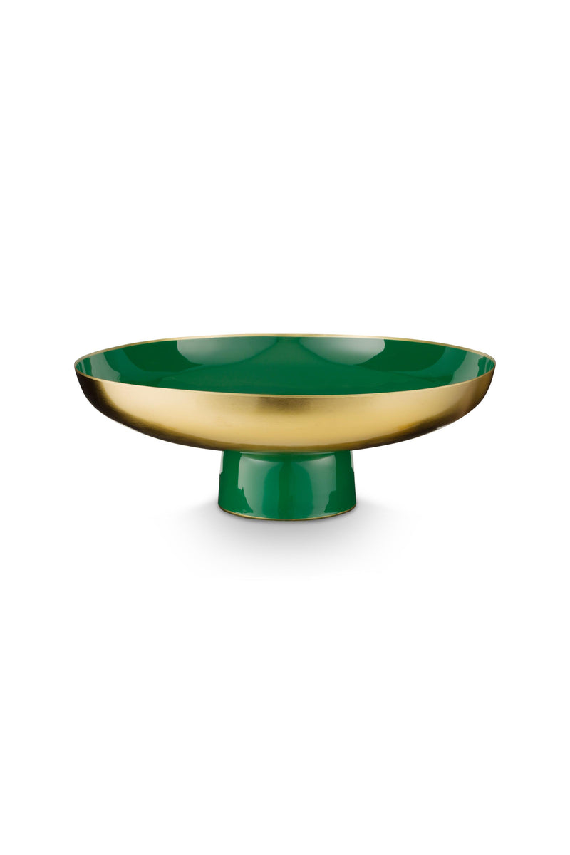 Low Tray Metal Dark Green