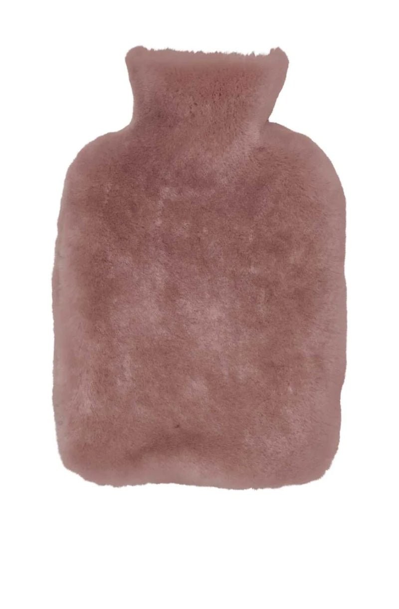 NZ Shearling Hot Water Bottle - Light Purple